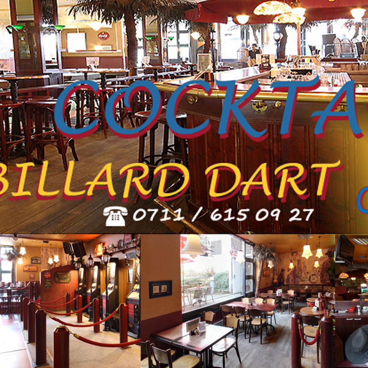 Sportcafé Carambolage in Stuttgart am Feuersee – Stuttgart — Rotebu00fchlstrau00dfe 81, 70178 Stuttgart, Germany