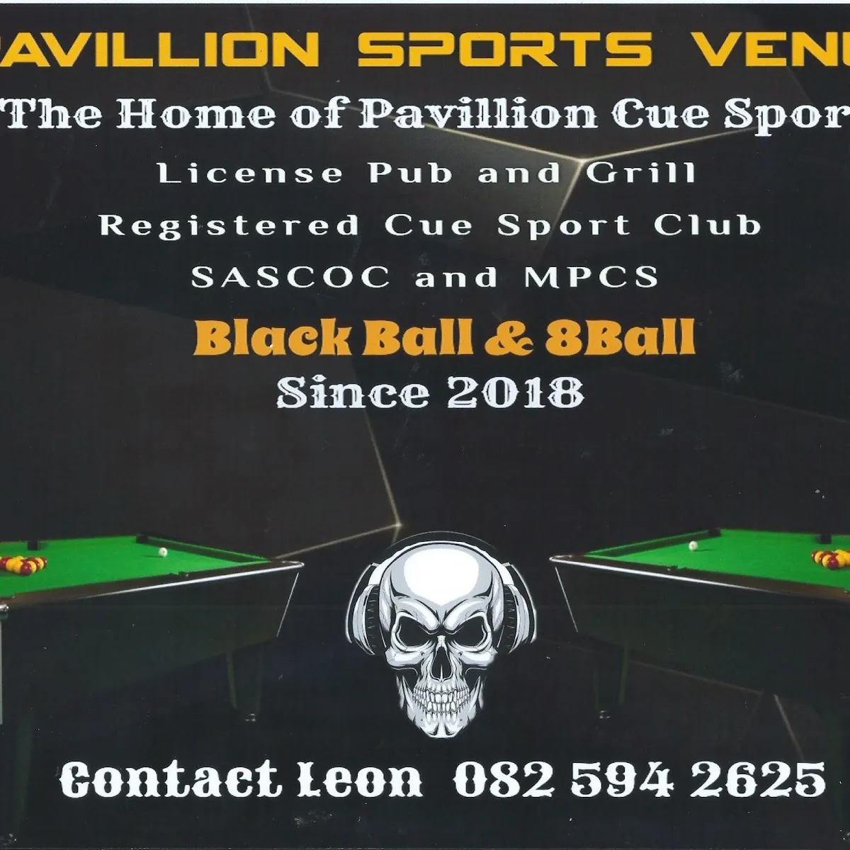 Pavillion Sports Venue — Kees Taljaard Sports Complex, Kanonkop, Middelburg, 1050, South Africa