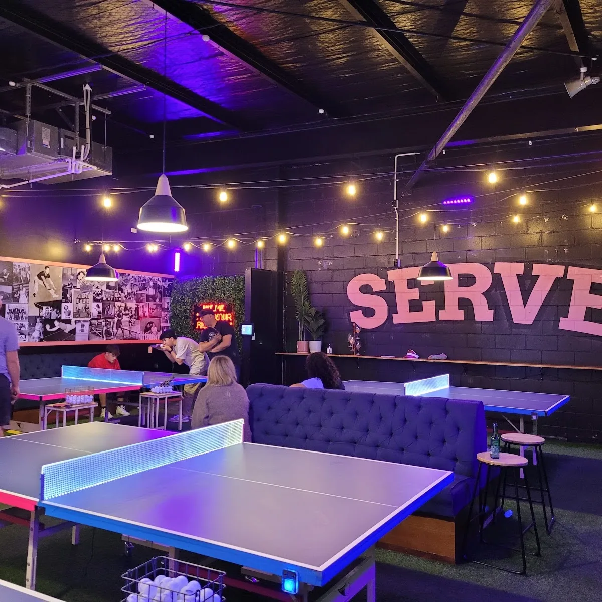 Serve Ping Pong Club — 166 Saint Asaph Street, Christchurch Central City, Christchurch 8011, New Zealand