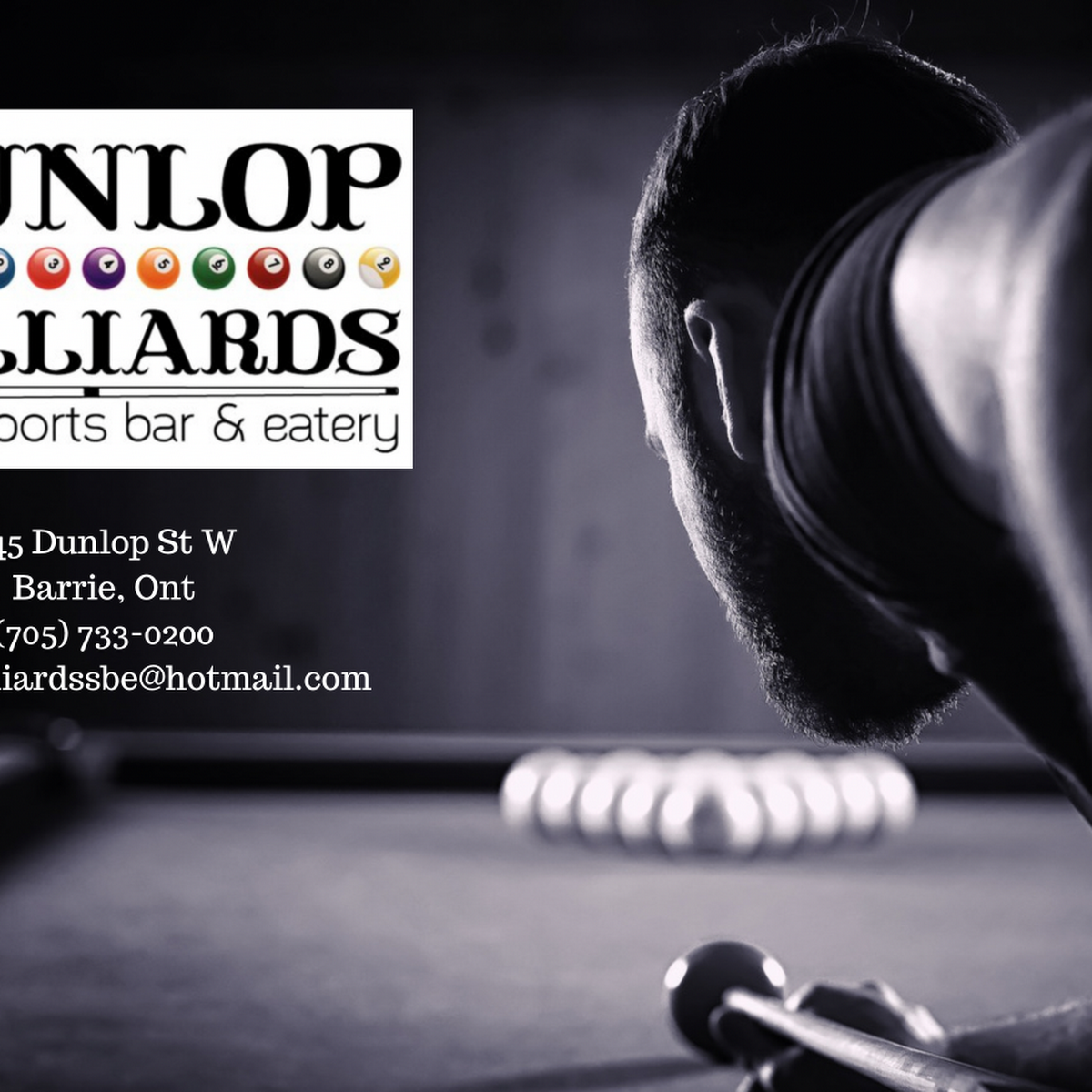 Dunlop Billiards — 445 Dunlop St W, Barrie, ON L4N 1C3, Canada