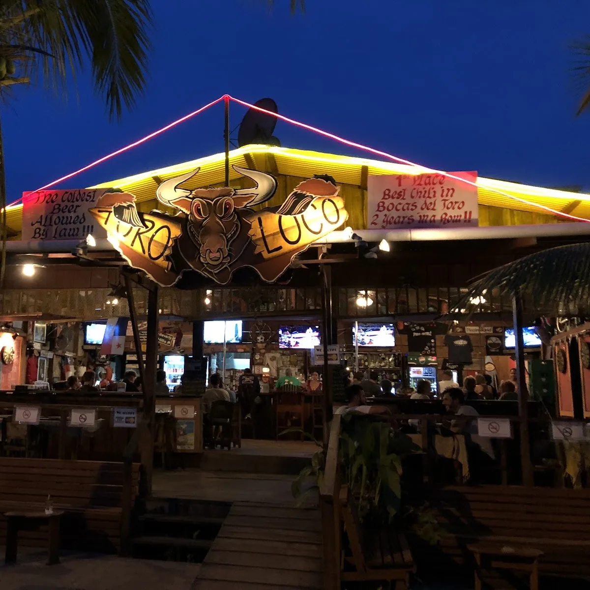 Toro Loco Sports Bar — C. 1a, Bocas del Toro, Isla, Panama