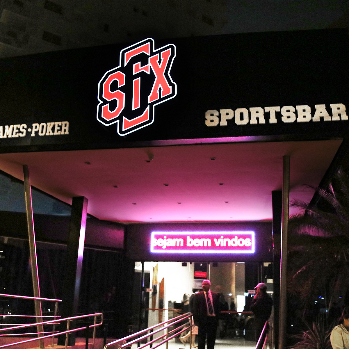 Six Sports Bar — Rua: Jorge Tibiriu00e7u00e1, 44 - Gonzaga, Santos - SP, 11015-530, Brazil