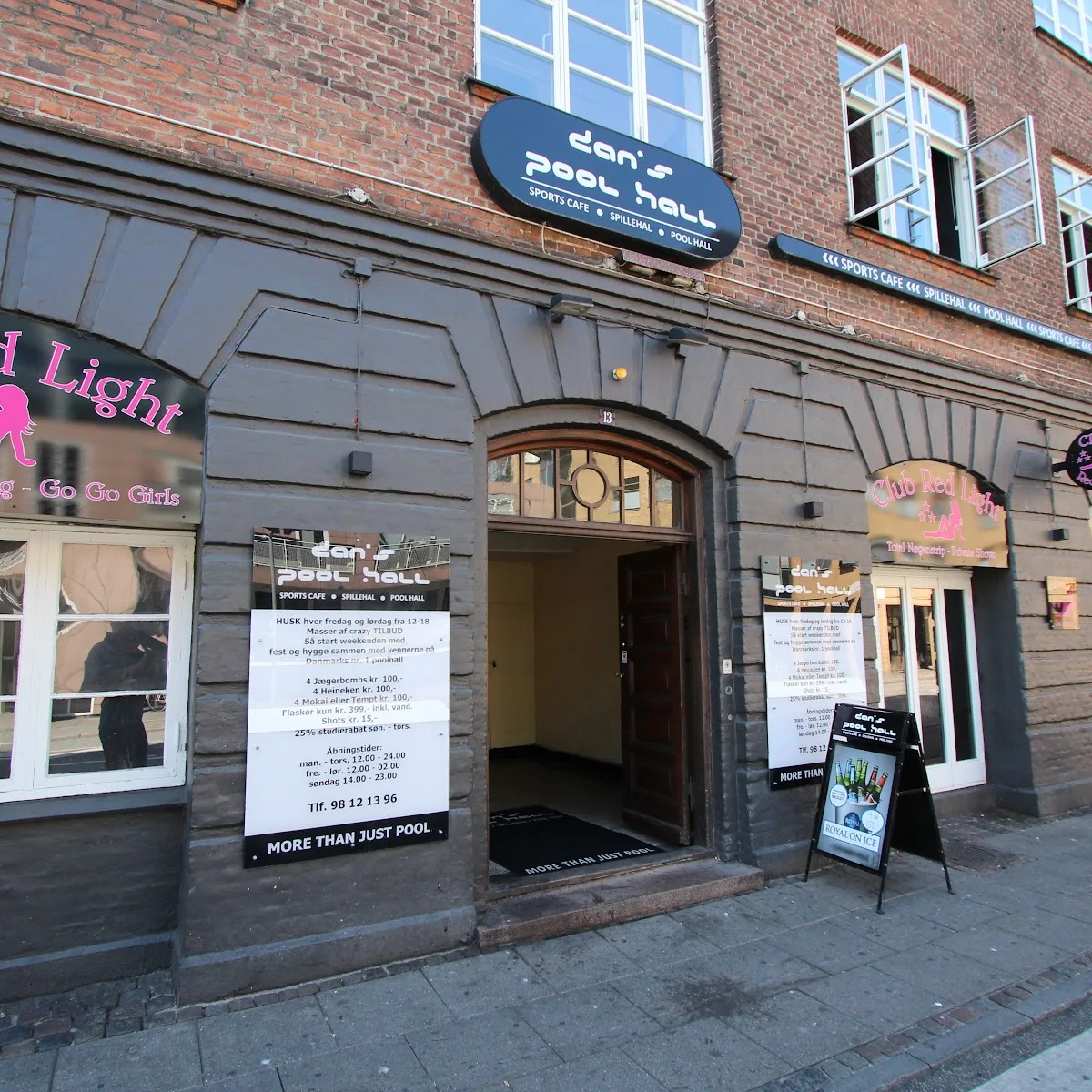 Dan’s Pool Hall — Ved Stranden 13, 9000 Aalborg, Denmark