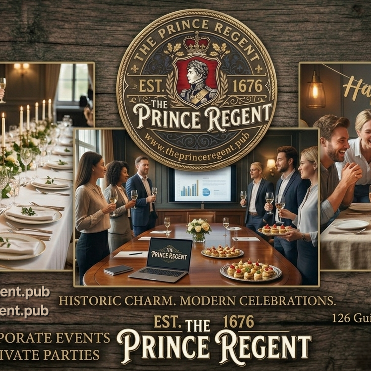 The Prince Regent — 126 Guildford St, Chertsey KT16 9AH, United Kingdom