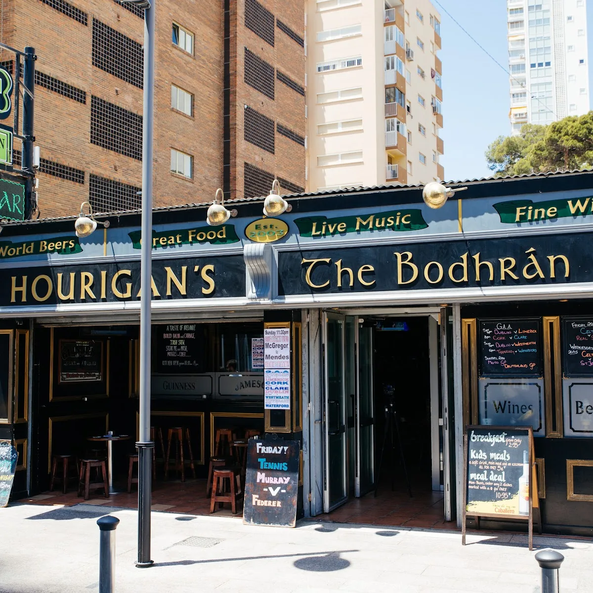 The Bodhran Irish Bar — Avenida del Doctor Orts Llorca, s/n, 03501 Benidorm, Alicante, Spain