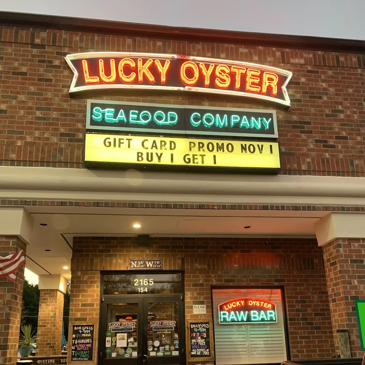 Lucky Oyster — 2165 General Booth Blvd
