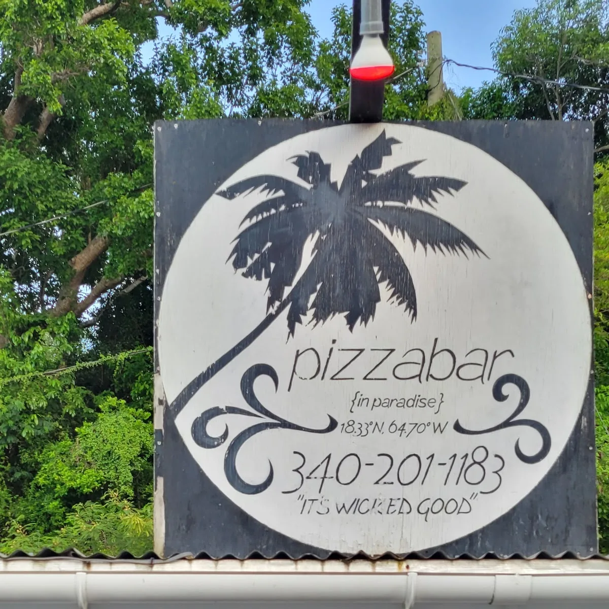 Pizzabar {in paradise} — Freemanu2019s Ground, Rte 107, St. John, St John 00830, US Virgin Islands